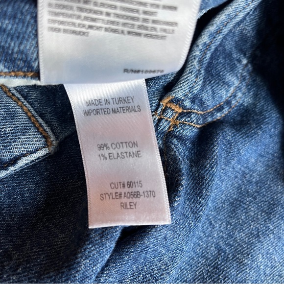 Agolde Riley High Rise Straight Crop Jeans Size 30 - Picture 11 of 11